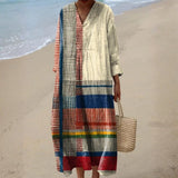Leonor - Boho Patchworkové Šaty