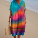Ema - Tie-Dye Šaty Inšpirované Západom Slnka