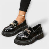 Dámske Plateau Loafer topánky s moderným štýlom