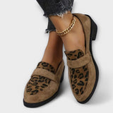 Elegantné dámske topánky s leopardím vzorom